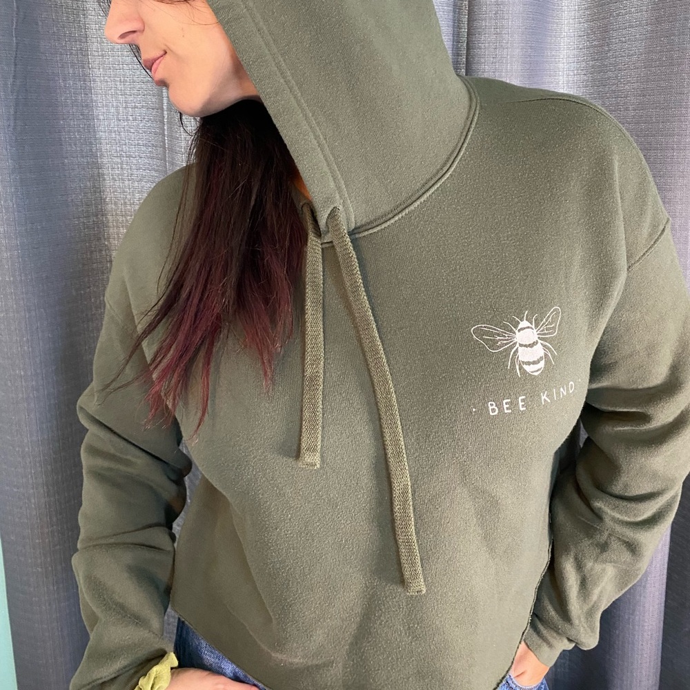 Bella + Canvas crop hoodie